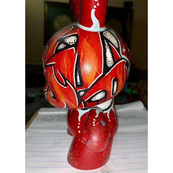 Kidrobot Dunny Custom Art Painted Figure J Nerk Rare Original Graffiti Piece 07' - Picture 3 of 10